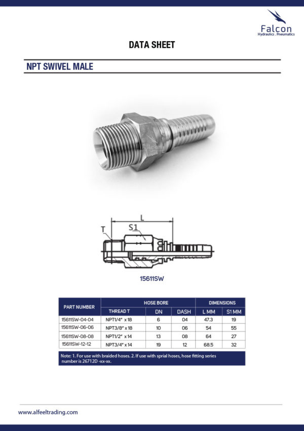 Npt Male Hydraulic Sae Flange Fittings In Dubai Al Feel Trading Llc 2127